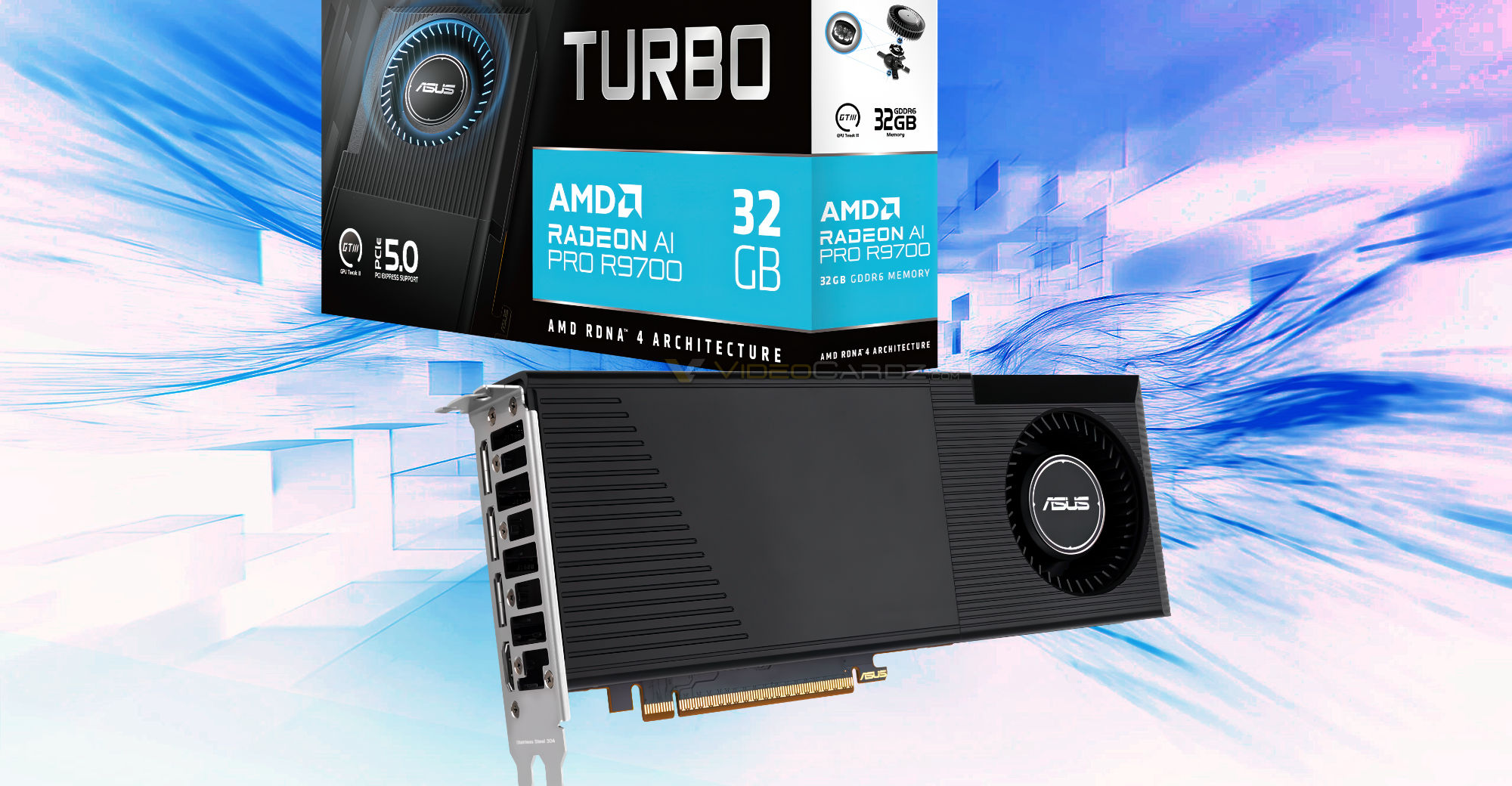 ASUS Turbo Radeon AI Pro R9700