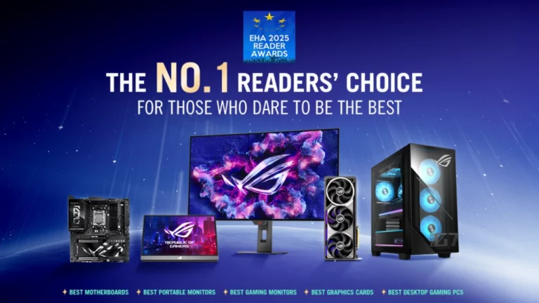 ASUS 2025 European Hardware Association Reader’a damga vurdu