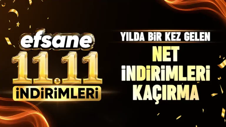 Hepsiburada Efsane 11.11 İndirimleri Başlıyor