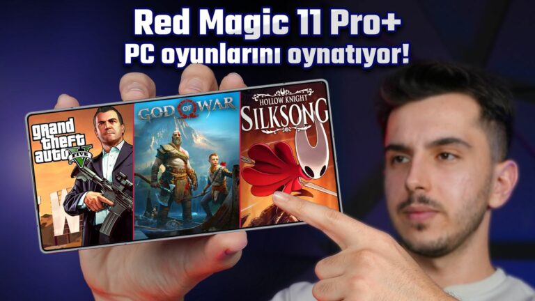 Telefon değil oyun konsolu! Red Magic 11 Pro+ ile 1 saatlik oyun testi!