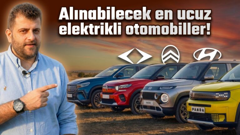 Türkiye’de en ucuz elektrikli otomobiller: Kasım 2025
