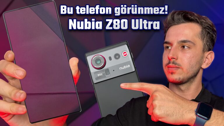 Bu telefon gerçekten farklı! Nubia Z80 Ultra kutu açılışı ve inceleme!