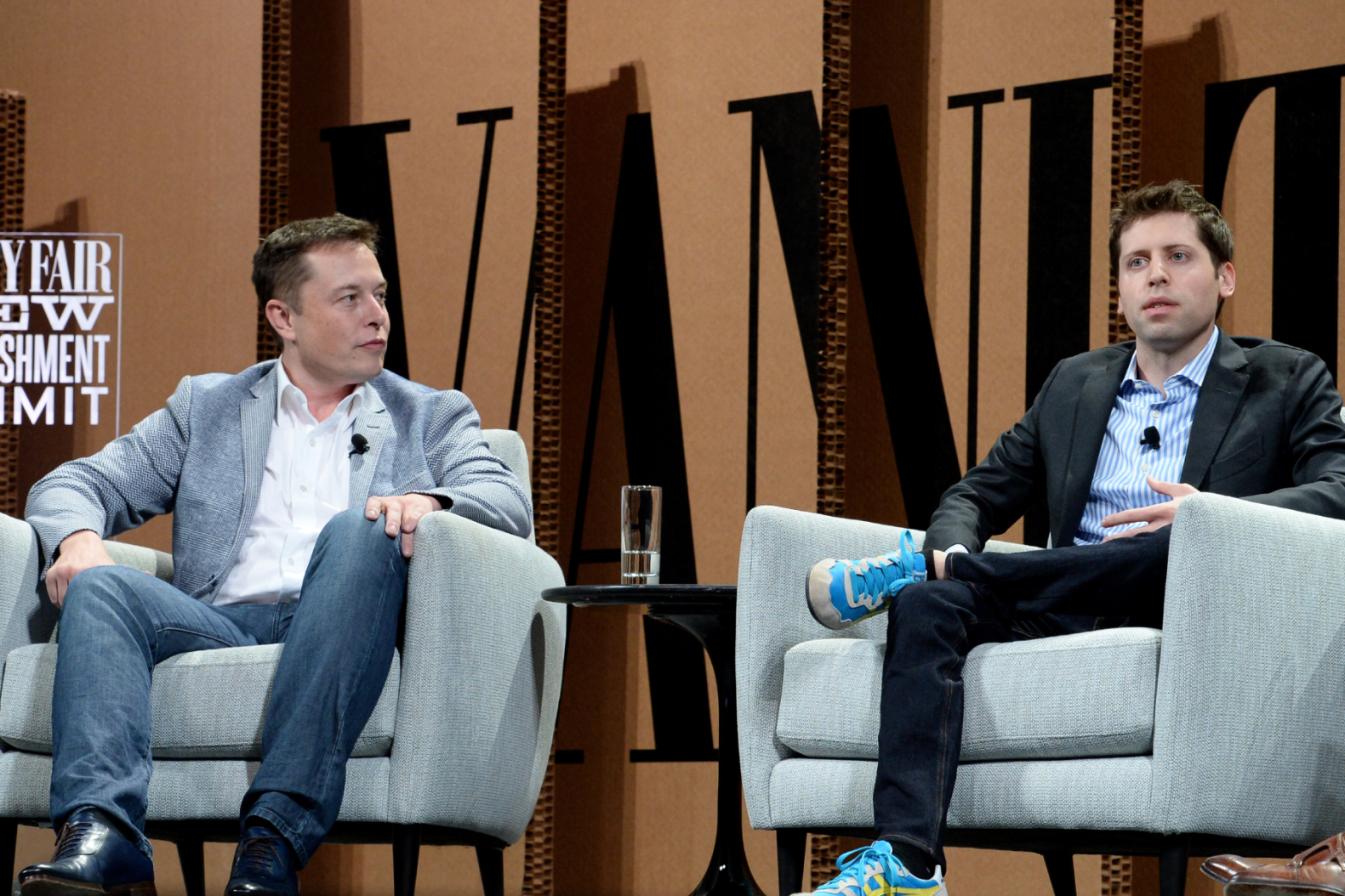 Elon Musk, Sam Altman, Tesla Roadster, X