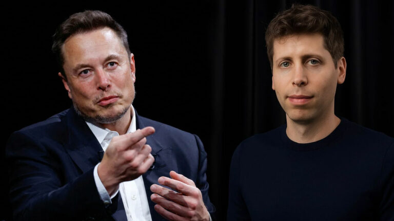 Elon Musk, Sam Altman, Tesla Roadster, X