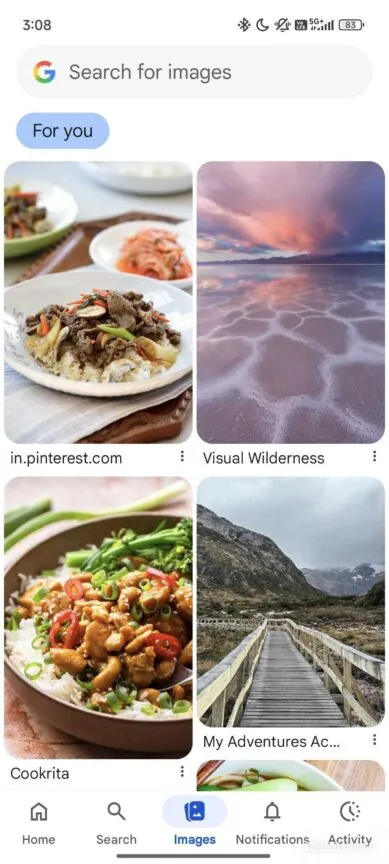 Google, Pinterest