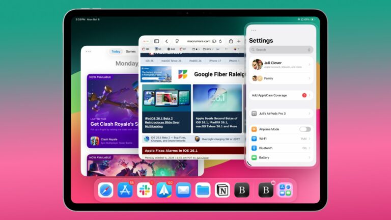 iPadOS 26.1 güncellemesi çıktı