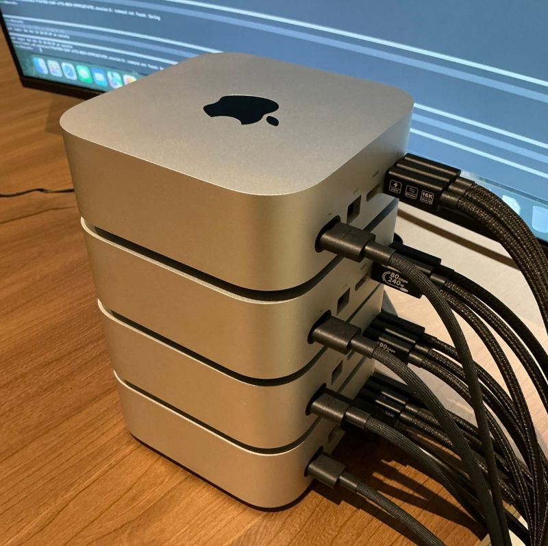 Mac, süper bilgisayar, yapay zeka, macOS Tahoe, Thunderbolt 5