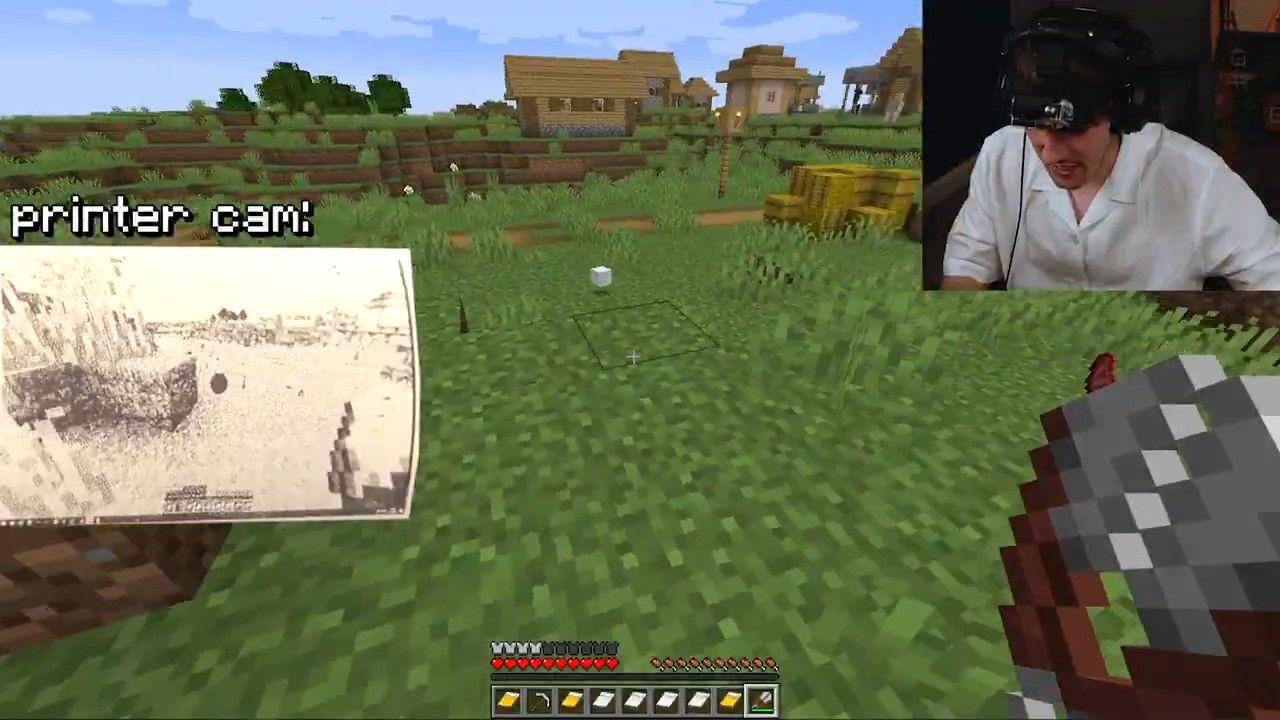 Minecraft, yazıcı, monitör