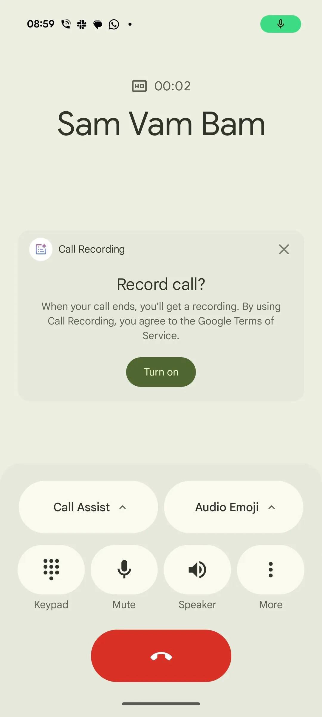 arama kaydı, Google, Pixel