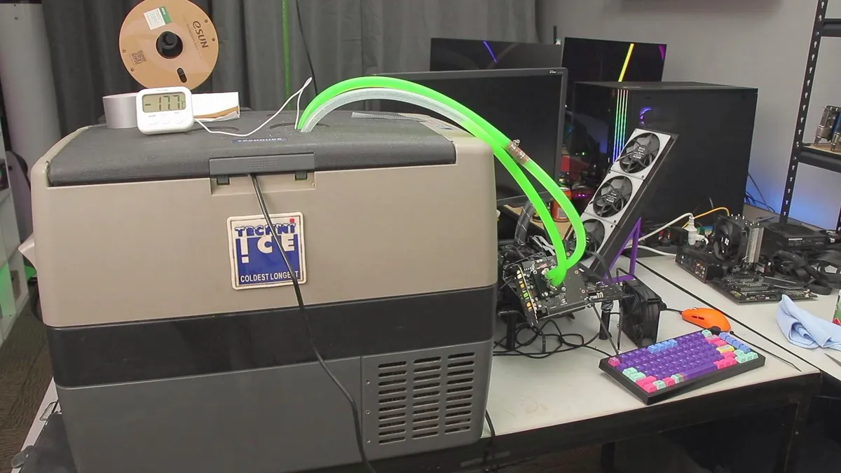 RTX 5050, hız aşırtma, kamp dondurucusu