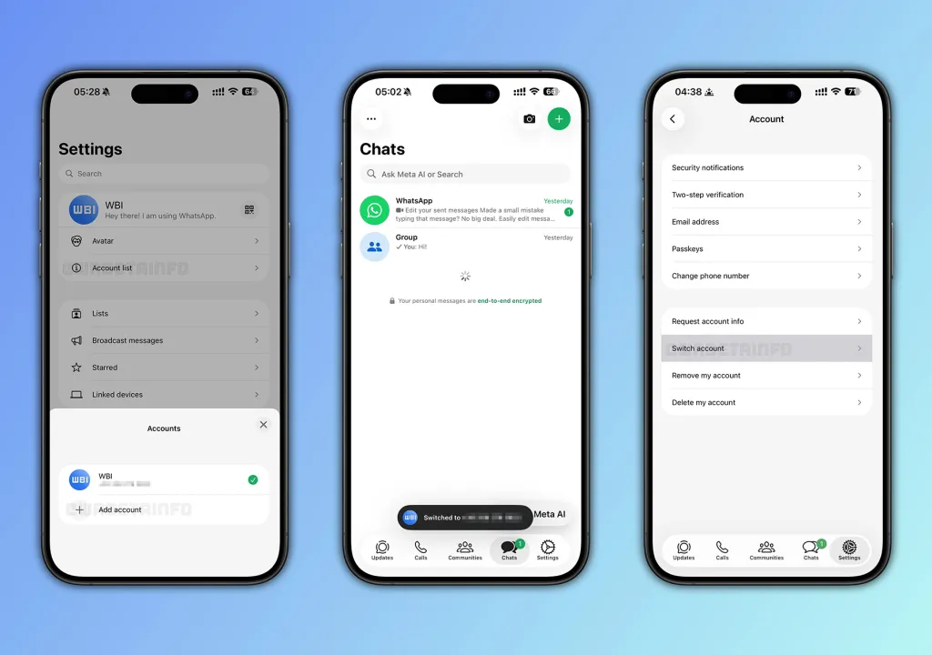 WhatsApp, iOS, iPhone, çoklu hesap, beta