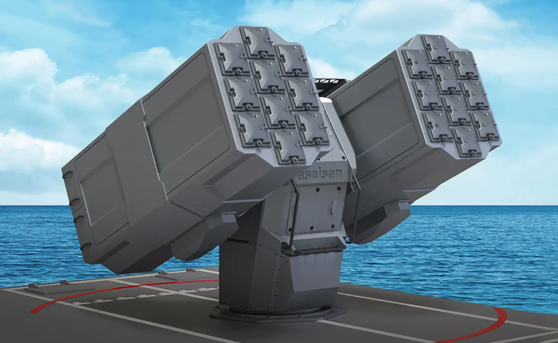 Deniz koruyucusu ASELSAN GÖKSUR sistemi test edildi