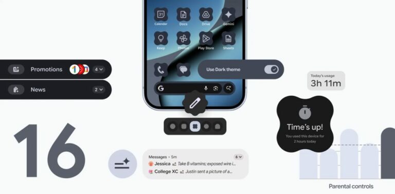 Android 16 yepyeni özellikler ile geldi