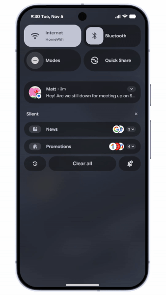Bildirim düzenleyici