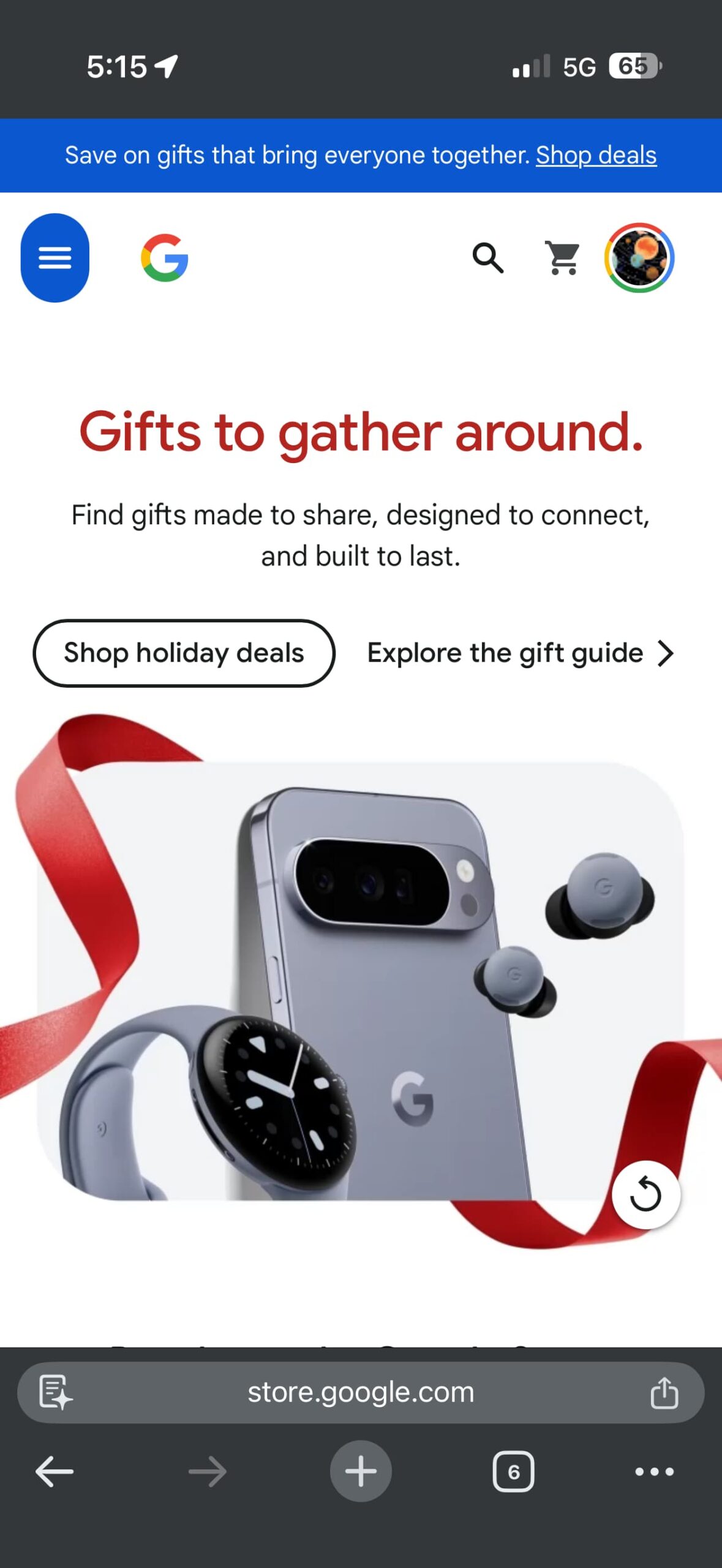 Gemini Chrome arayüzü