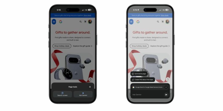 iPhone Chrome uygulaması Gemini desteği aldı