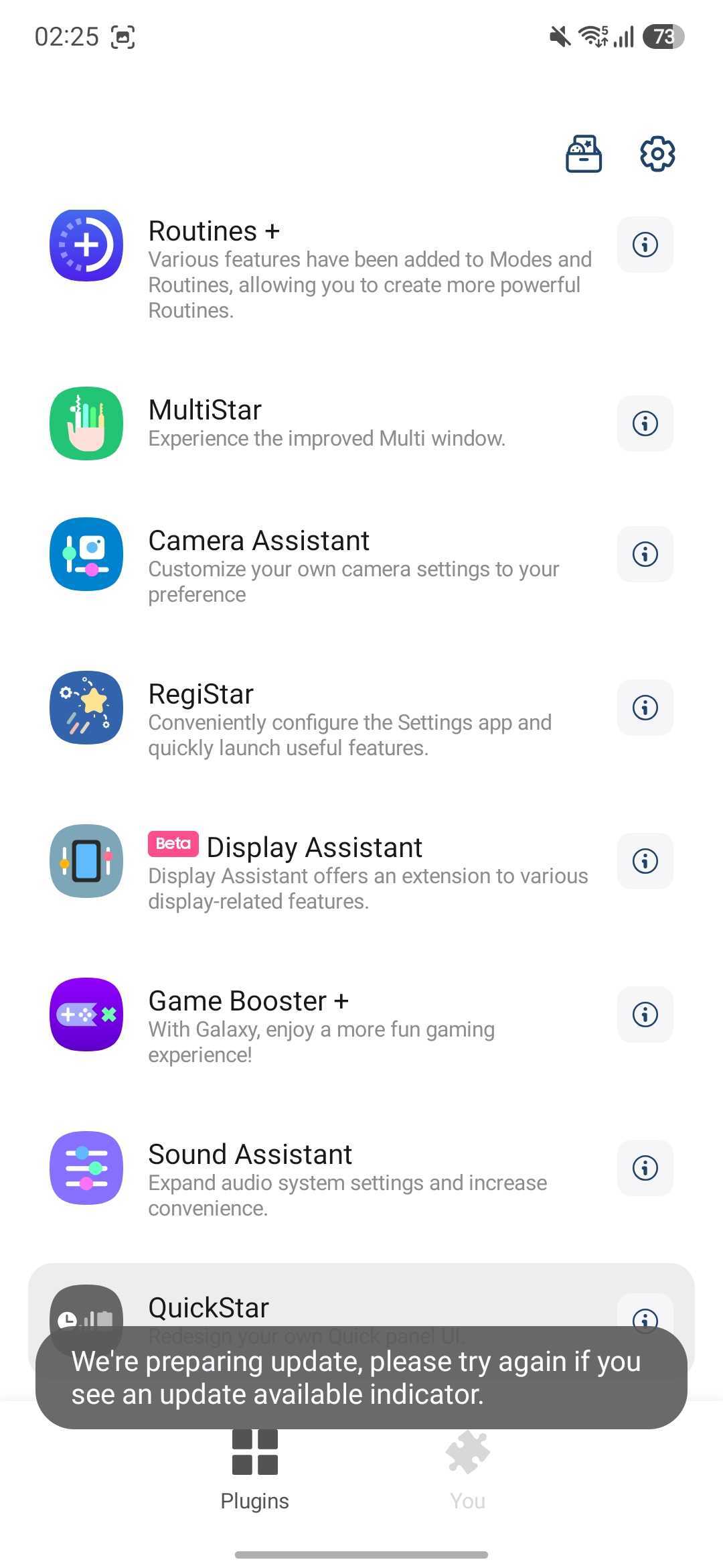 One UI 8.5 Good Lock hatası Home Up