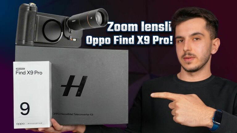 OPPO Find X9 Pro ve Teleconverter Lens Kit kutu açılışı!