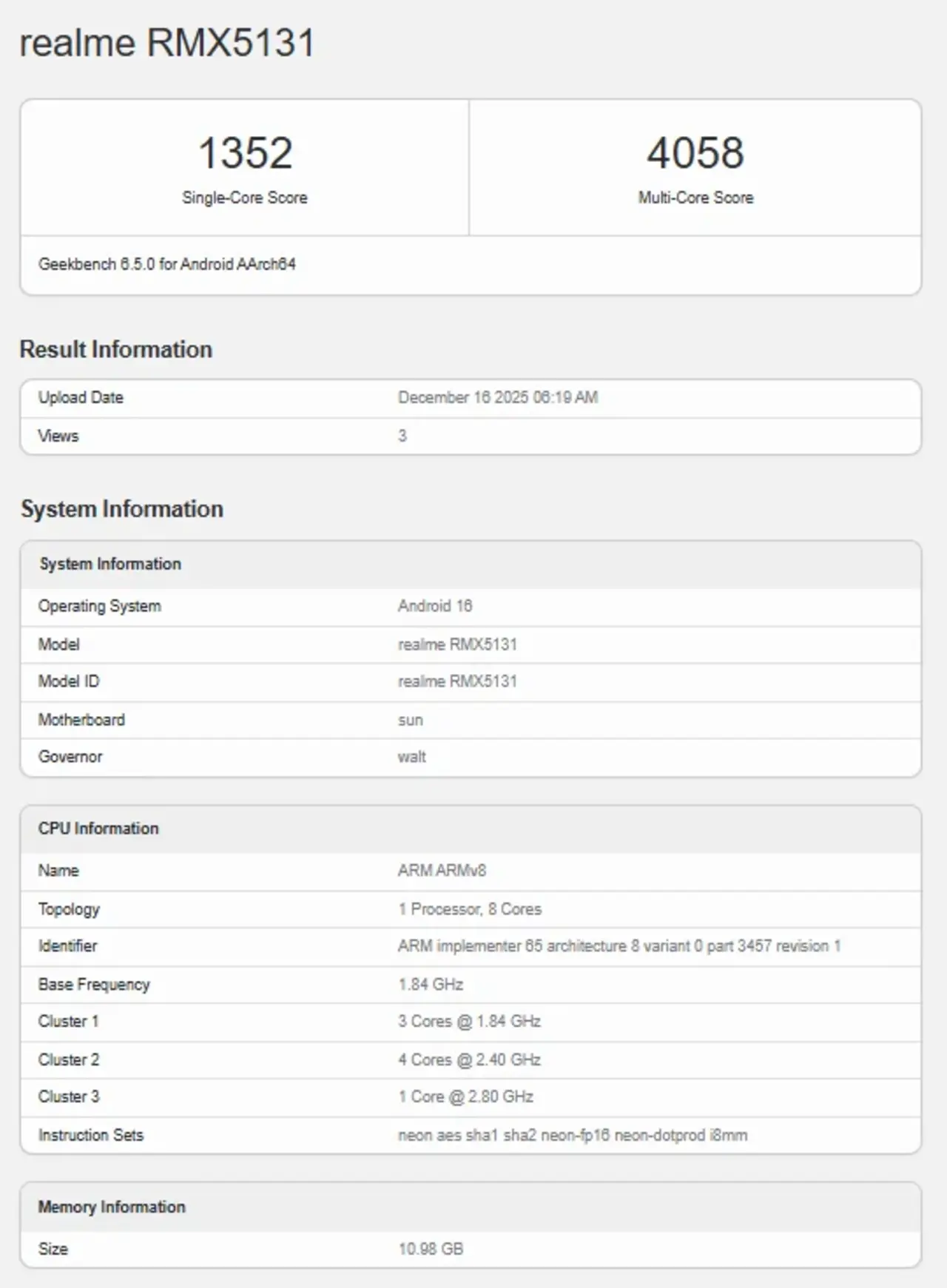 Realme 16 Pro+ kendini gösterdi