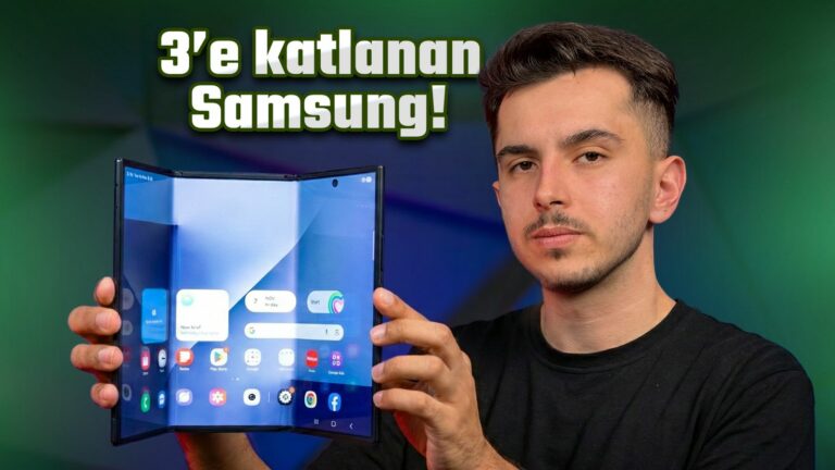 Samsung da üçe katladı! Galaxy Z TriFold ilk bakış!
