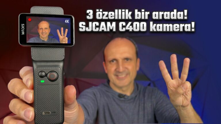 SJCAM C400 Aksiyon, Vlog ve Gimbal: Hepsi bir Arada
