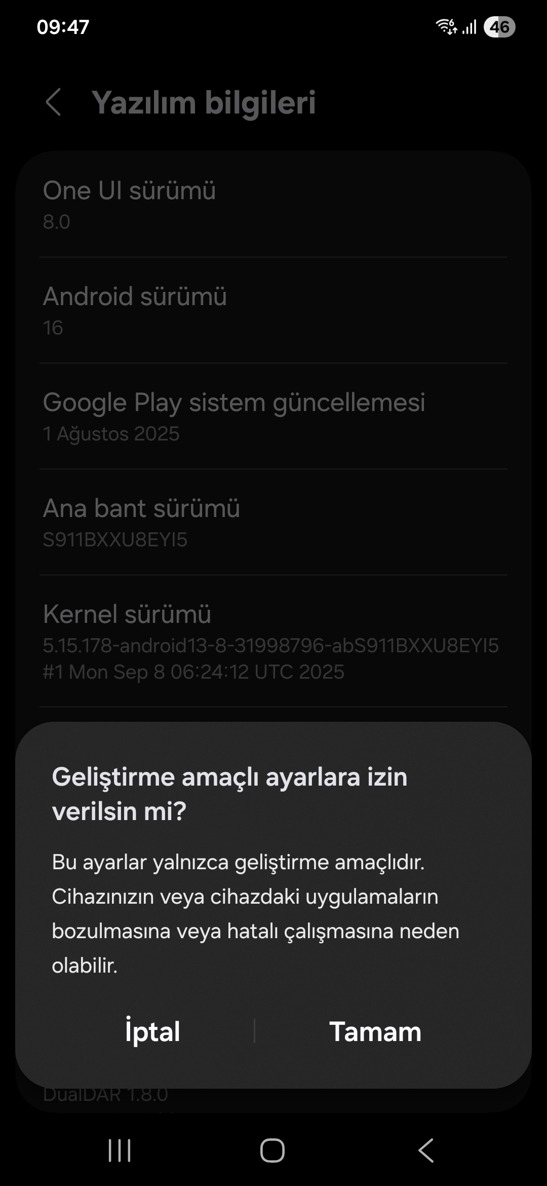 Android, geliştirici modu, geliştirici seçenekleri, telefon, rehber
