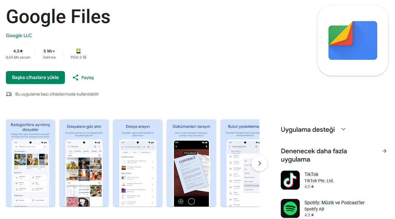 Android, gereksiz dosya, Files by Google, depolama alanı, telefon