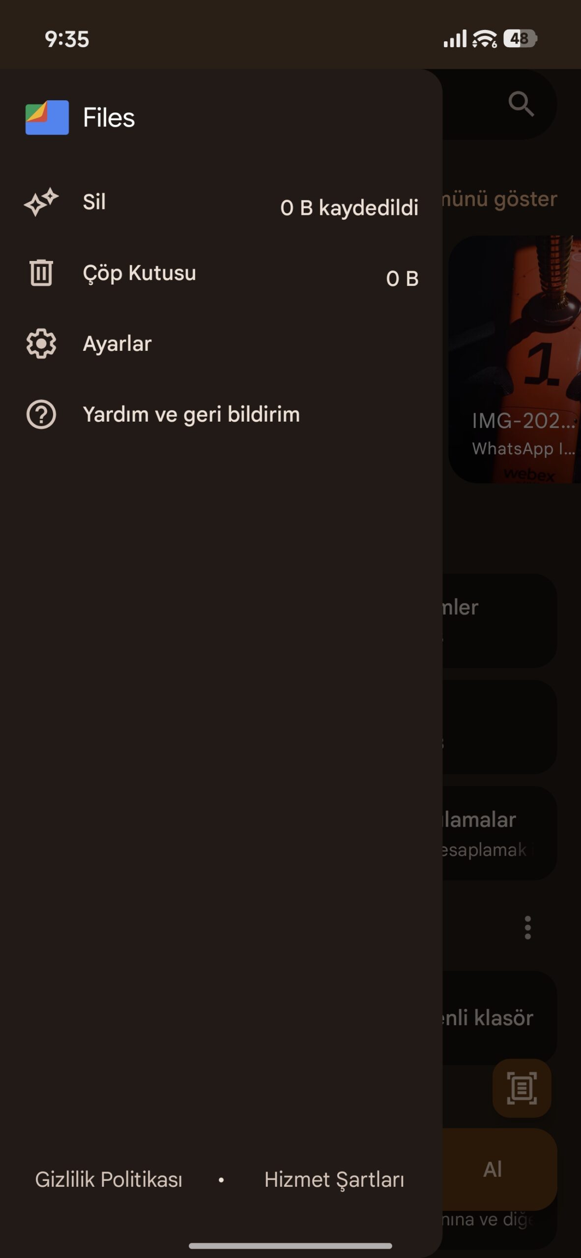 Android, gereksiz dosya, Files by Google, depolama alanı, telefon