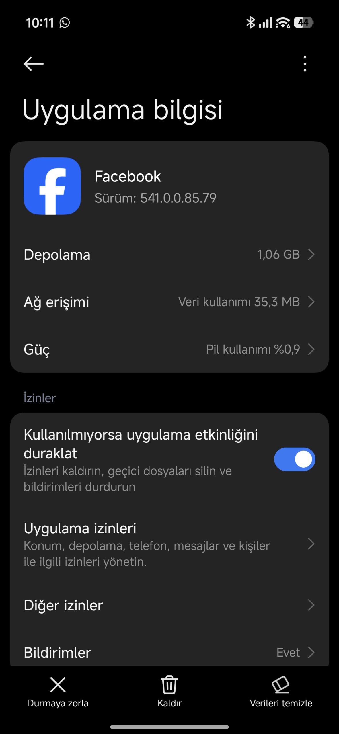 Android, RAM, temizlik, telefon