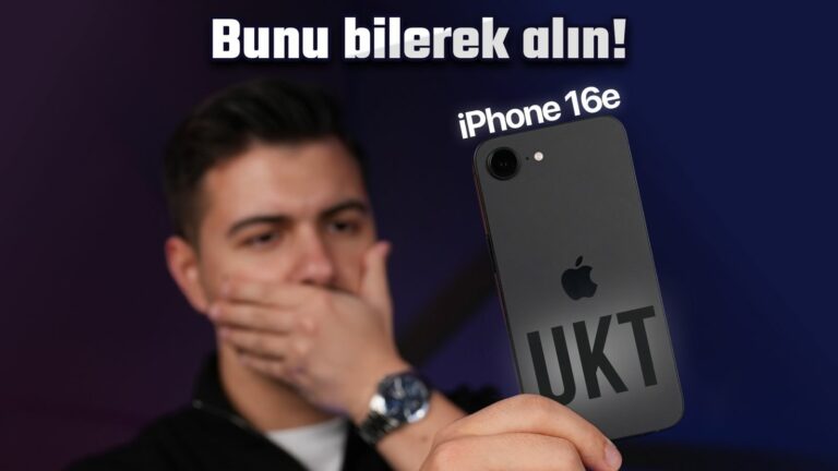 Pişmanlık mı? iPhone 16e deneyimlerim!