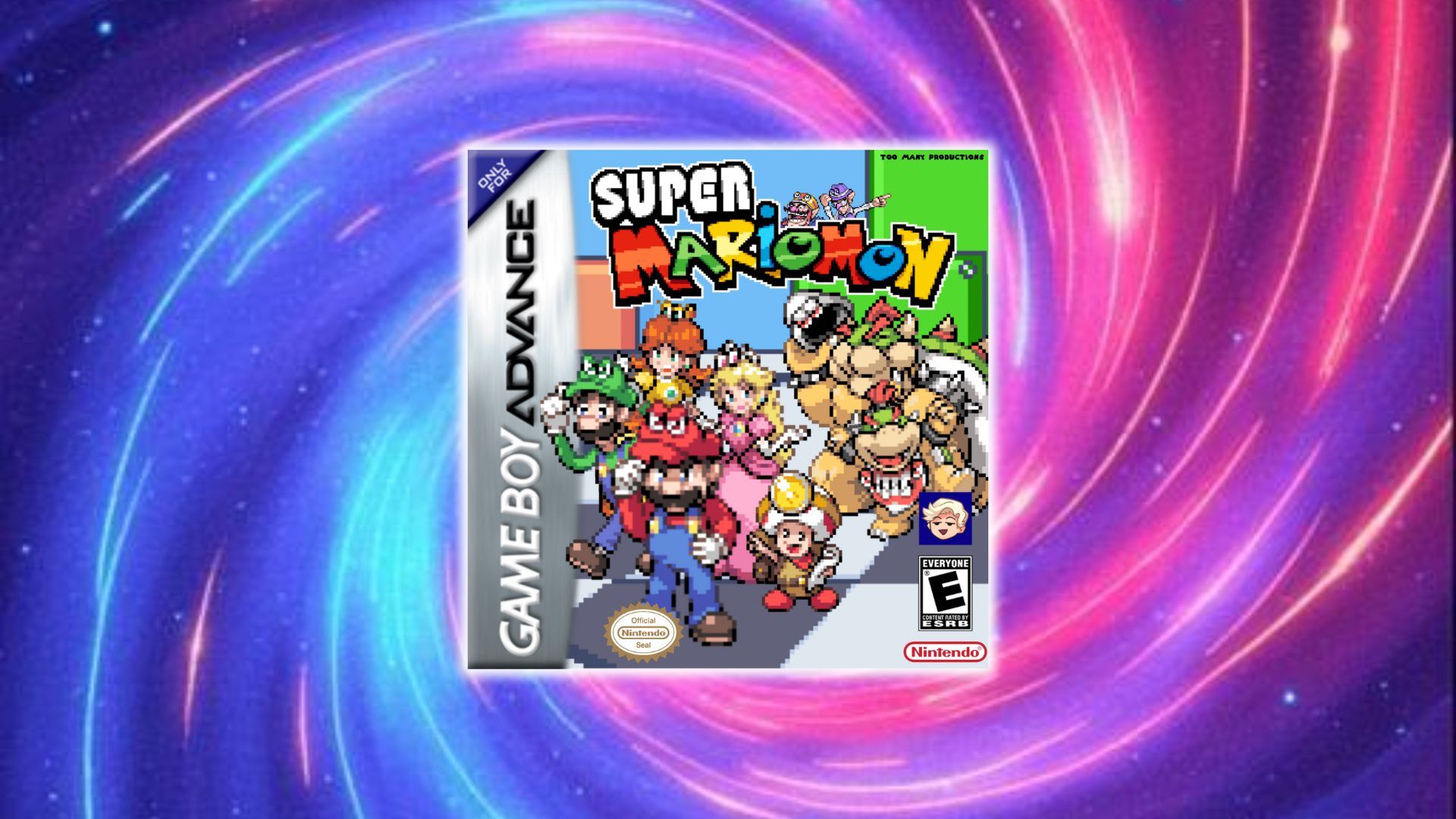 Super Mariomon oyununda Mario ve Pokémon karakterleri