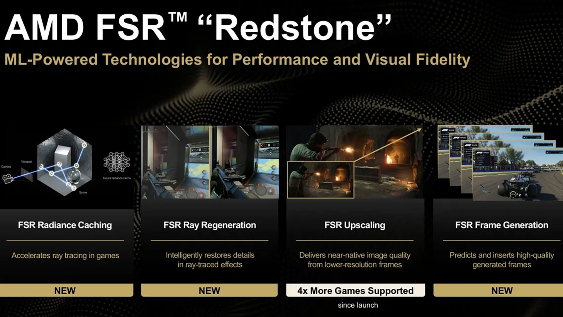AMD FSR Redstone tanıtım görseli