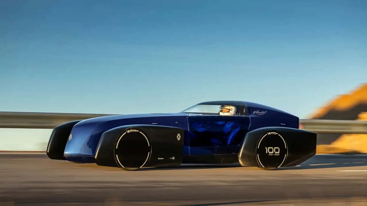 Renault Filante konseptinin yandan görünüşü