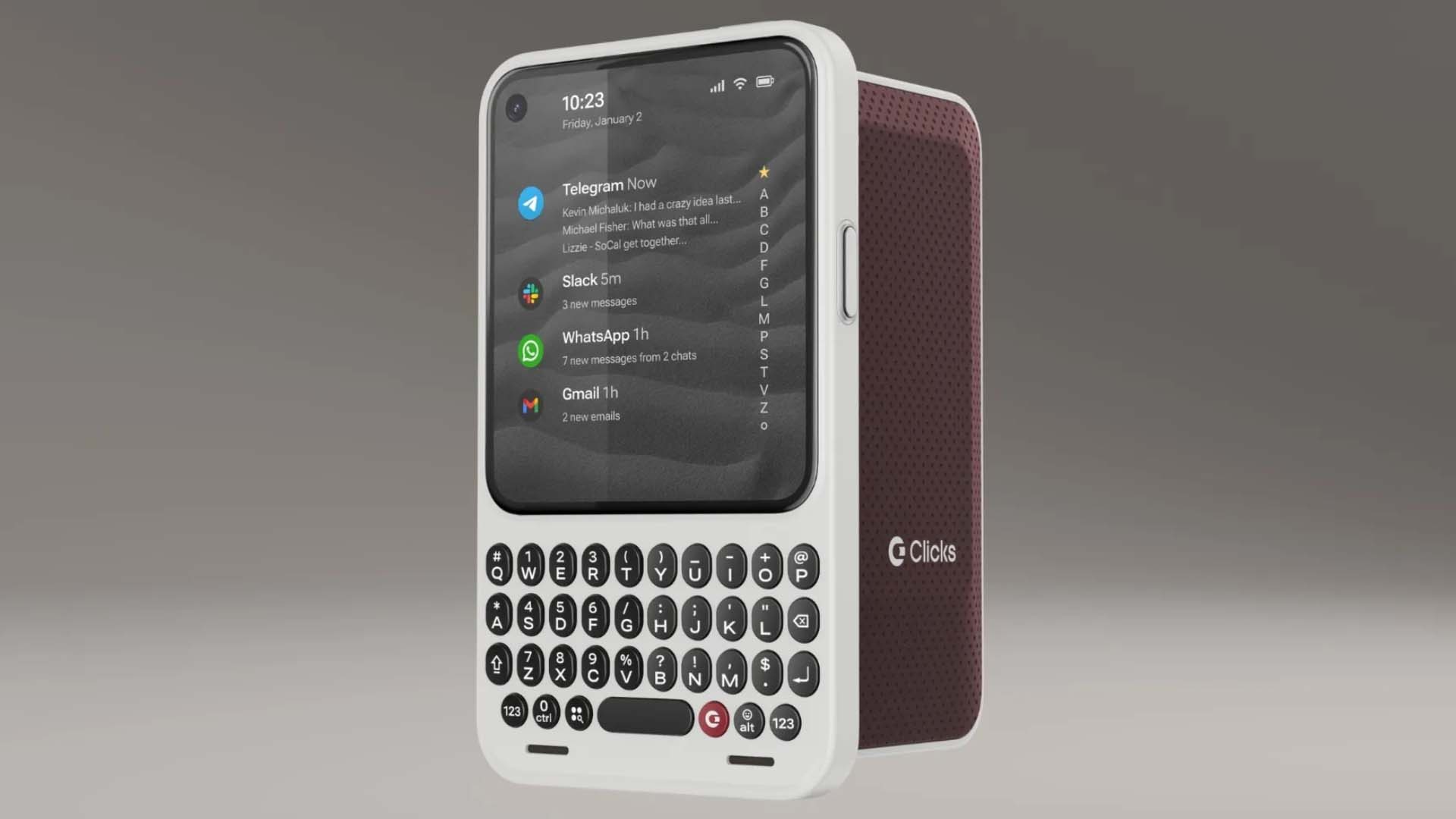 Fiziksel Klavyeli Telefon Clicks Communicator Tanıtıldı