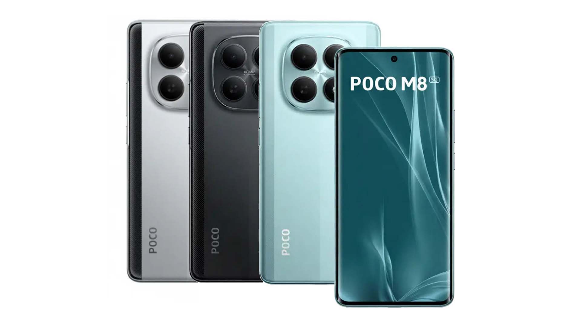 POCO M8 5G tasarımı