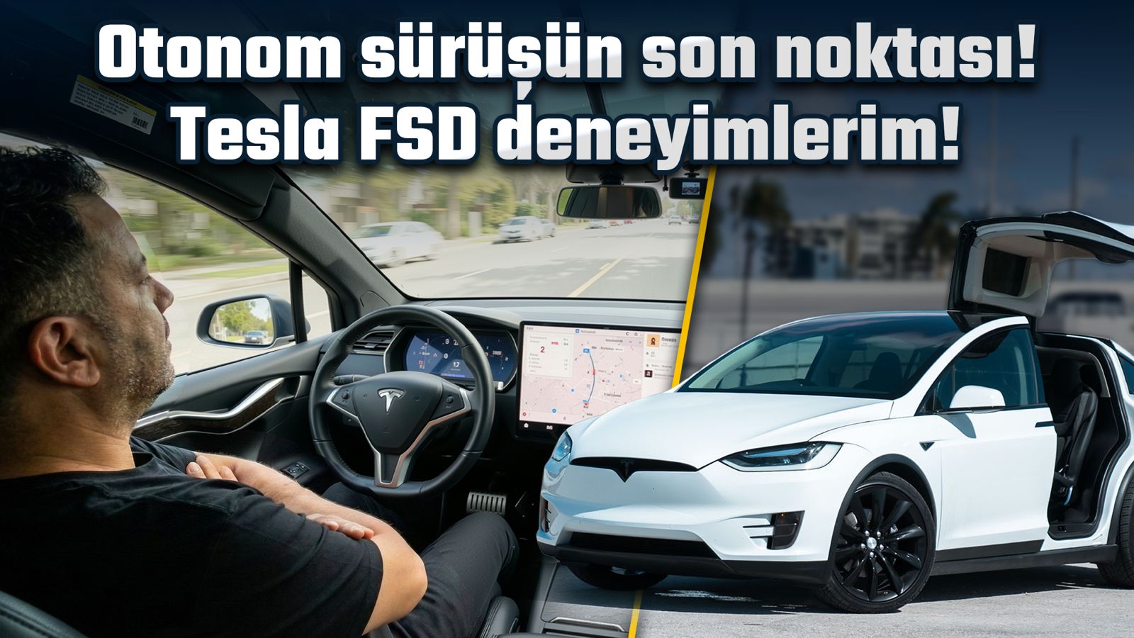 Otonom Sürüşün Son Noktası! Tesla Model X FSD Deneyimi!