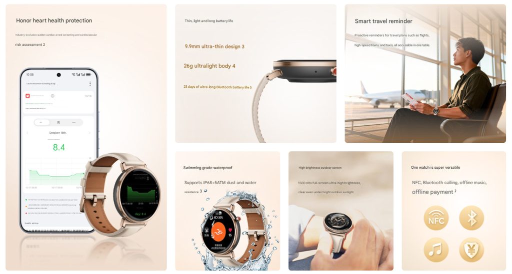 HONOR Watch GS 5 Özellikleri