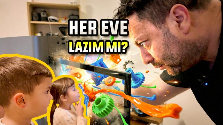 Her Eve Lazım mı? Eve 3D Printer Aldım!