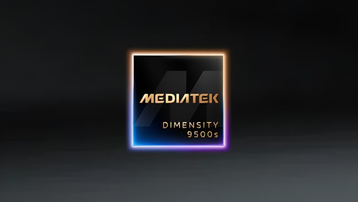 MediaTek Dimensity 9500s işlemci logosu