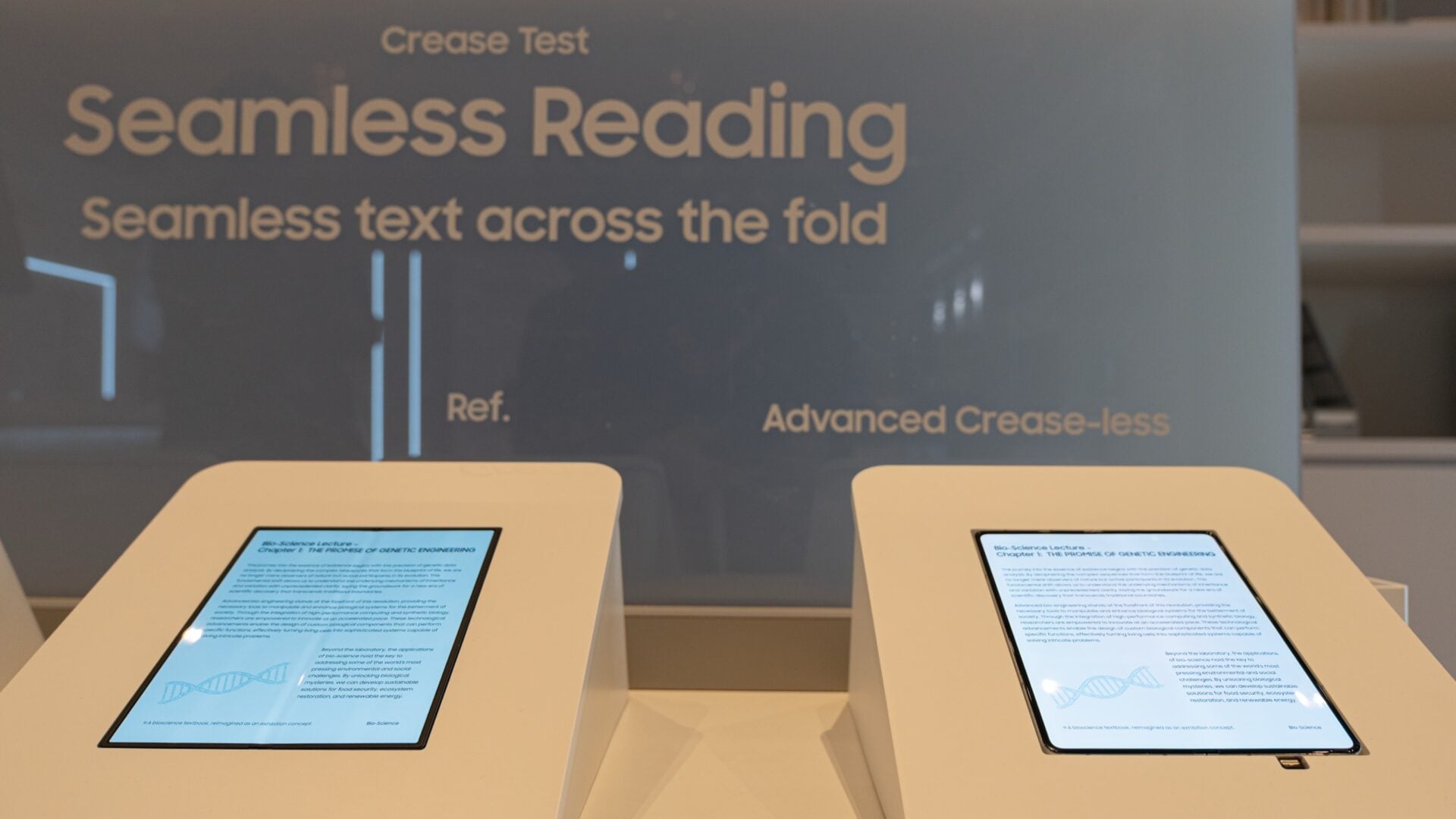 Kırımsız katlanabilir ekran karşılaştırması