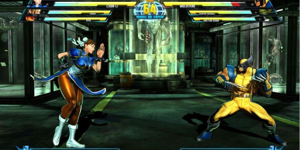 Ultimate Marvel vs. Capcom 3 oyununda Wolverine ve Chun-Li