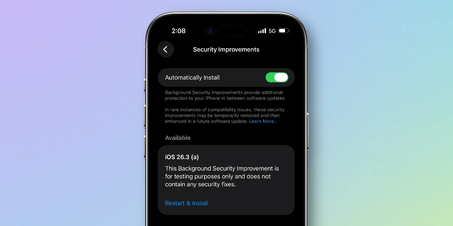 Apple, iOS 26, iPhone, casus yazılım, güvenlik açığı