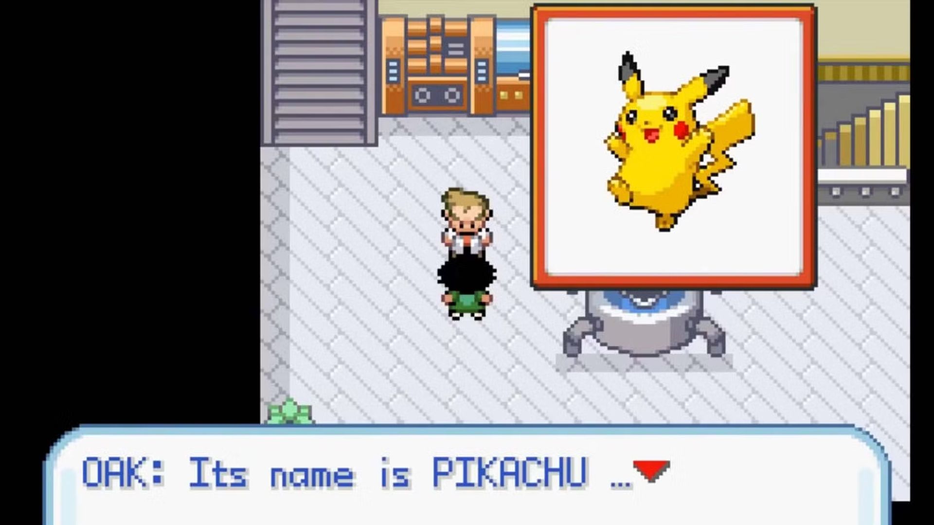 Pokémon Ash Gray oyununda Ash ve Pikachu