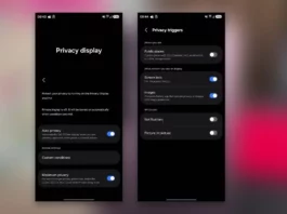 Samsung Galaxy S26 Ultra’nın Gizli Özelliğini Sızdırdı! Samsung, Galaxy S26 Ultra, Privacy Display, Good Lock, One UI 8.5, Gizlilik Ekranı, QuickStar, HomeUp