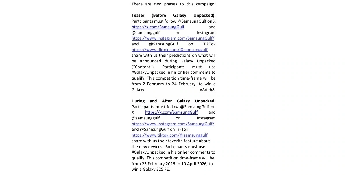 Galaxy S26 Çıkış Tarihi