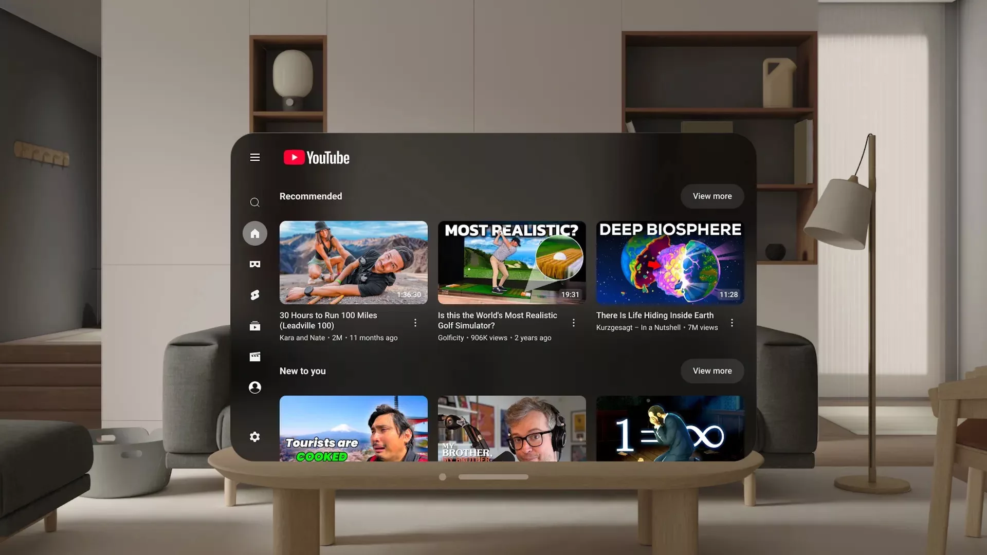 Apple Vision Pro, YouTube uygulaması, VisionOS, M5 prosedürci, 8K video, Juno, Supercut, Netflix, XR teknolojisi, uzaysal malumatsayar