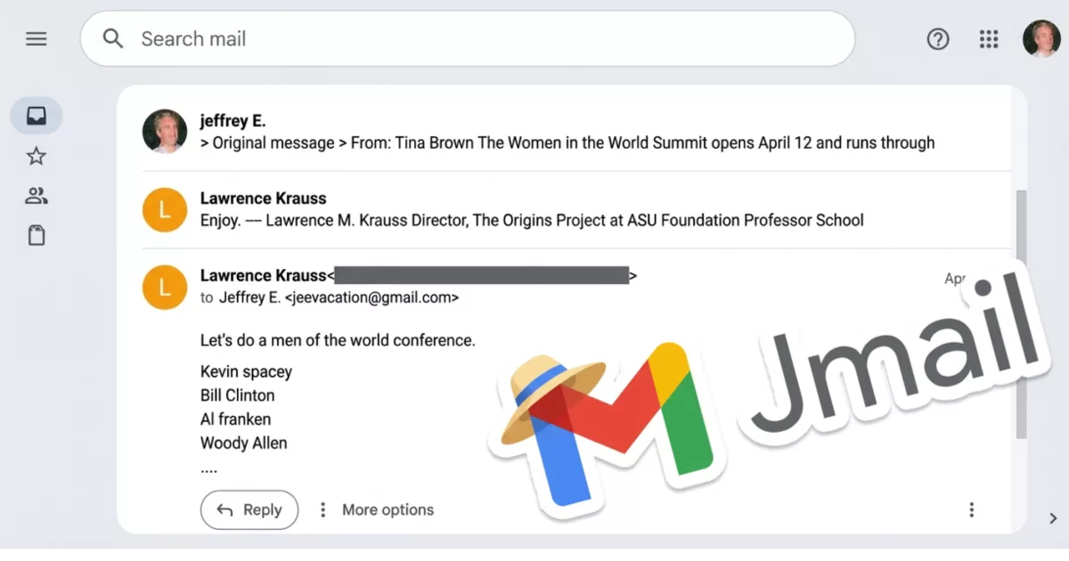 Jmail, Jeffrey Epstein, e-posta arşivi, Riley Walz, Luke Igel, veri görselleştirme, Gmail arayüzü, kamu kayıtları, veri erişilebilirliği