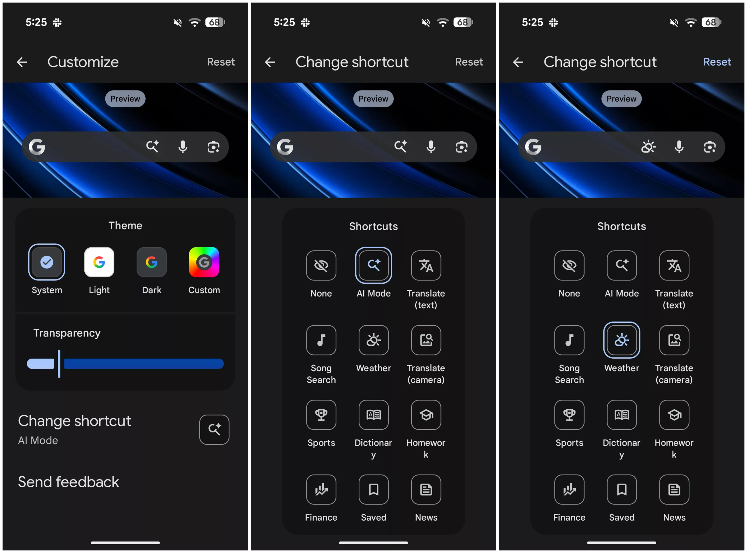 Android 17 beta 1 arayüz değişiklikleri