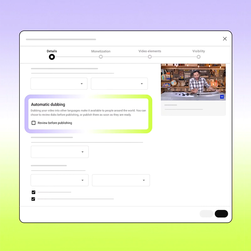 YouTube, Otomatik Dublaj, Yapay Zeka, Expressive Speech, Dudak Senkronizasyonu, Aloud, Google