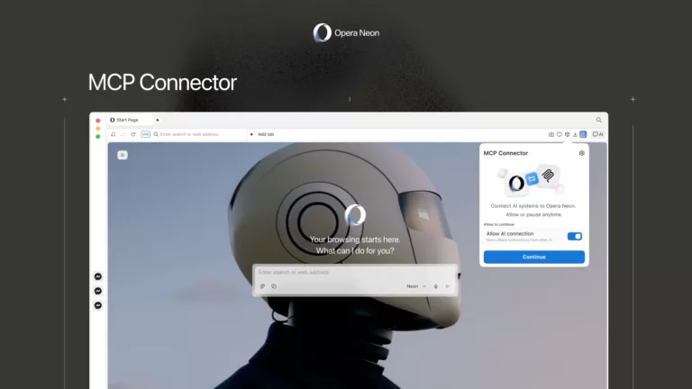 Opera Neon Harici Yapay Zeka Araçlarını Tarayıcıya Entegre Ediyor